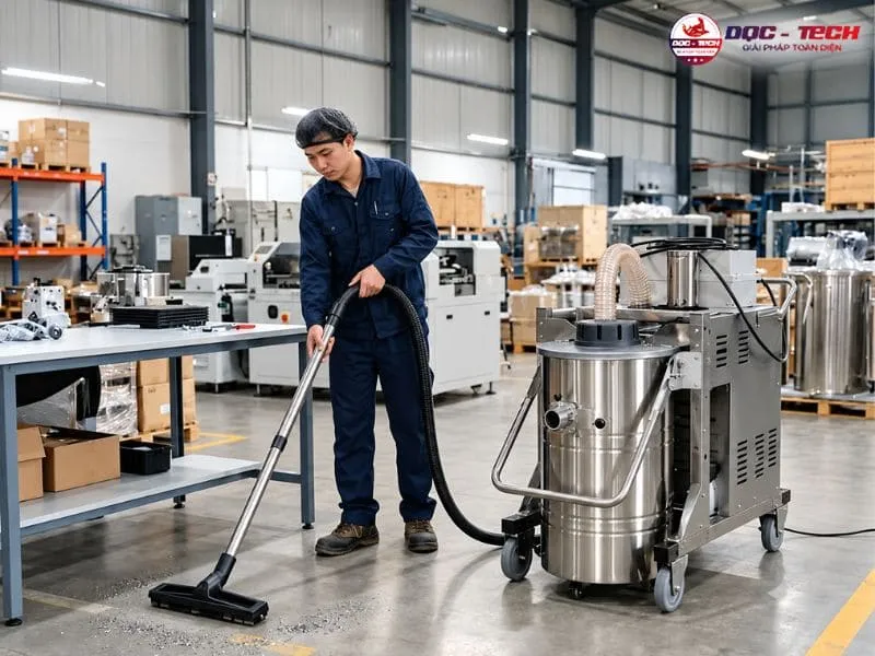 Model Kumisai KMS 01 hút bụi với công suất mạnh mẽ