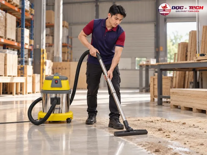 Máy hút bụi công nghiệp Kumisai KMS15H-Hepa 15 lít được ưa chuộng