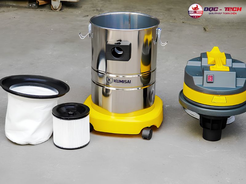 Máy hút bụi nhà xưởng Kumisai KMS30H HEPA vượt trội