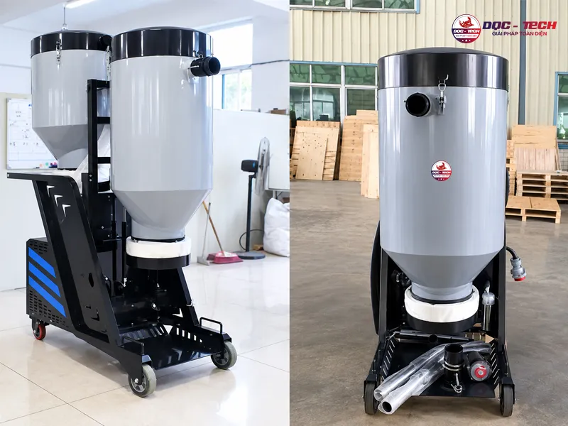máy hút bụi công nghiệp làm sạch vết bẩn trên mọi bề mặt diện tích