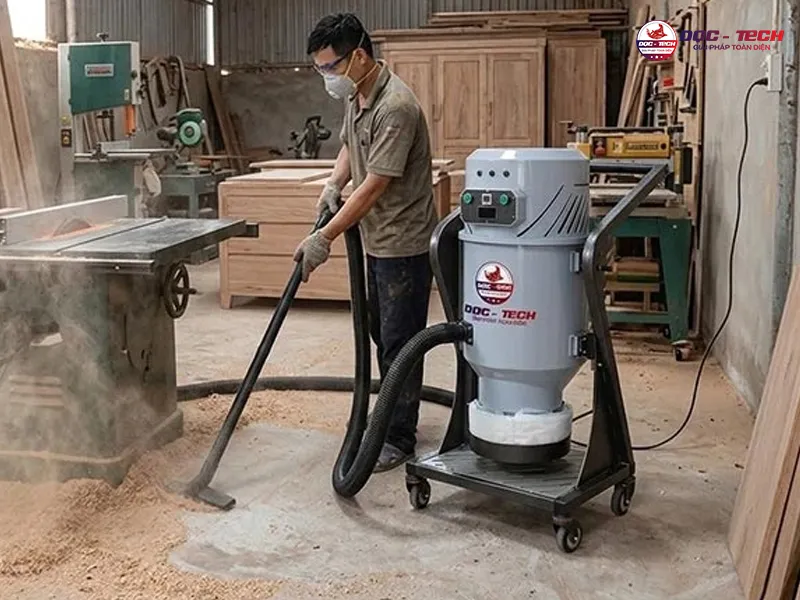 máy hút bụi công nghiệp phù hợp cho nhà xưởng