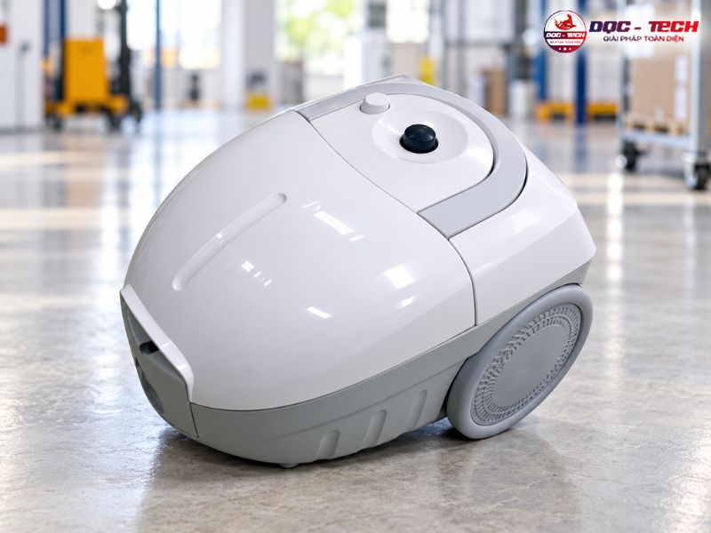 Thiết bị hút bụi 1200W Sanyo SC-A200 sở hữu kiểu dáng bo tròn hiệu đại