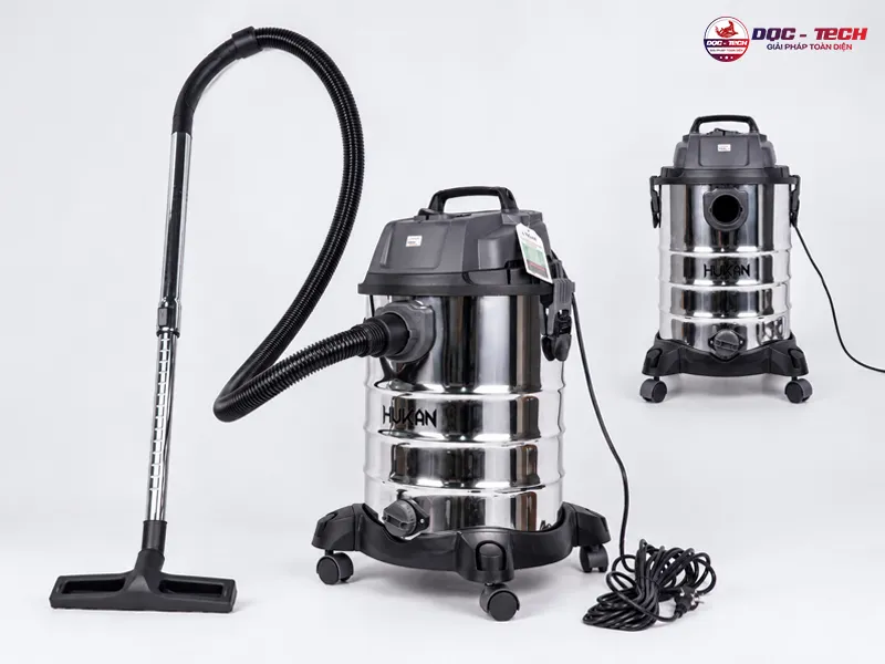 máy hút bụi công suất lớn 30l Hukan G2-HBCN30L với thùng chứa rộng lớn