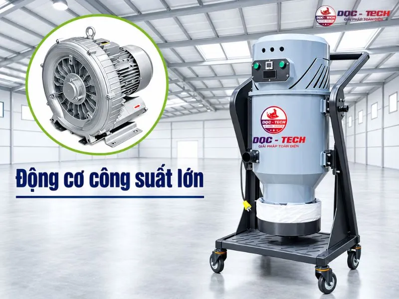 may-hut-bui-dqc-tech.jpg Máy hút bụi công suất lớn DQC Tech 33L 3,3kW