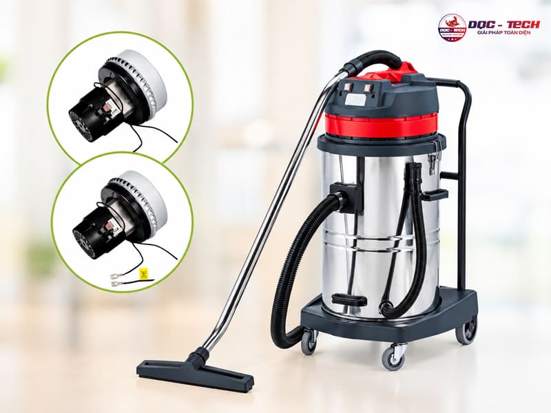 máy hút bụi dung tích 70 lít TopClean TC 70S gom bụi cực nhanh