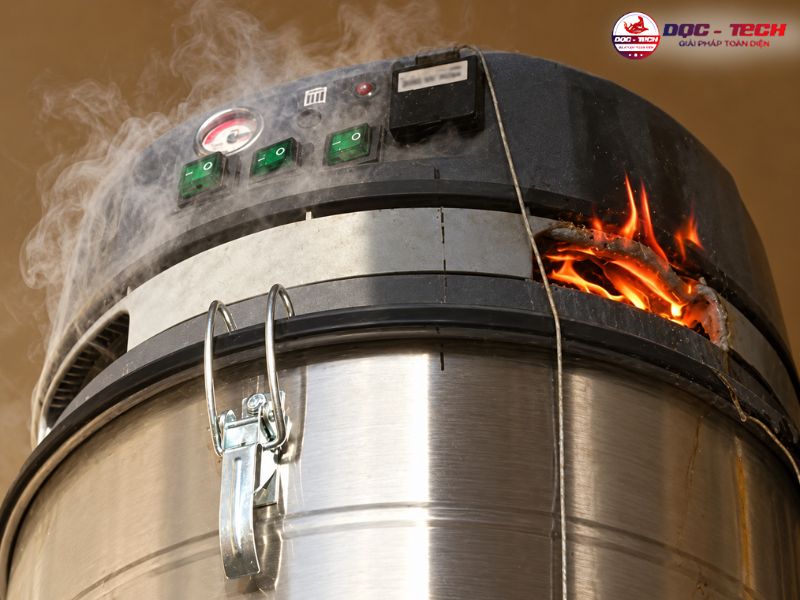 Động cơ máy hút bụi bị chập cháy