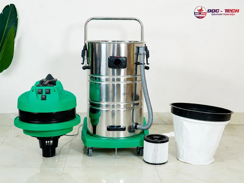 máy hút bụi Kumisai KMS80 với thùng chứa 80l