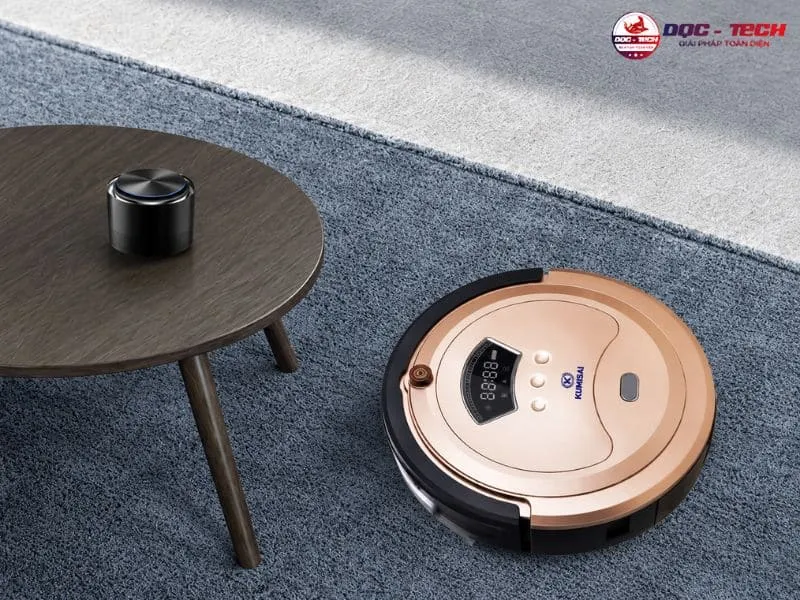 Máy hút bụi thông minh Kumisai KMS-22 vận hành linh hoạt với pin Li-ion