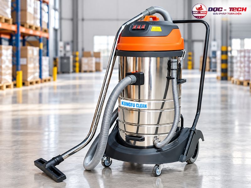Máy hút bụi nhà máy 80L Kungfu Clean KF 80A bán chạy 2026