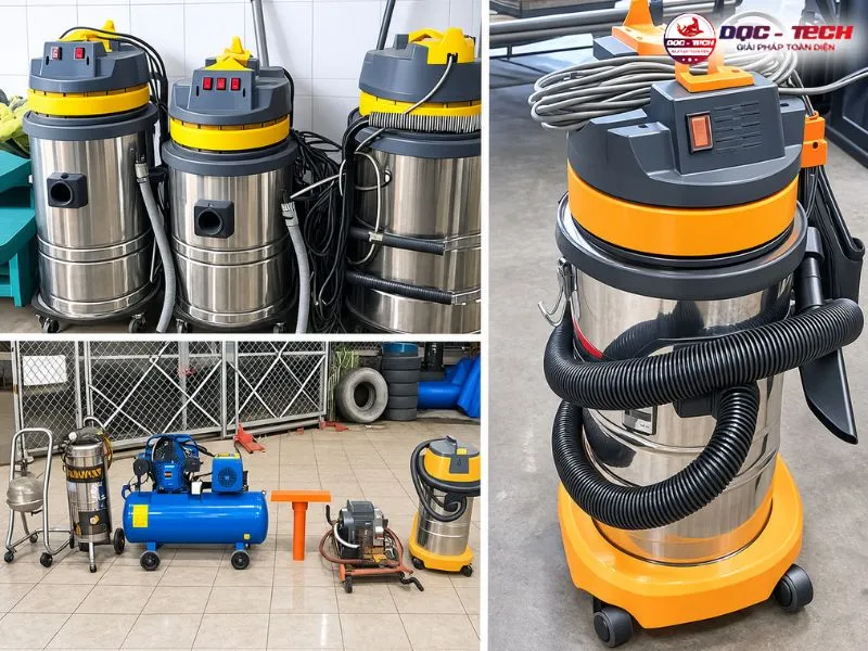 Máy hút bụi nhà xưởng thanh lý đáp ứng nhu cầu làm sạch