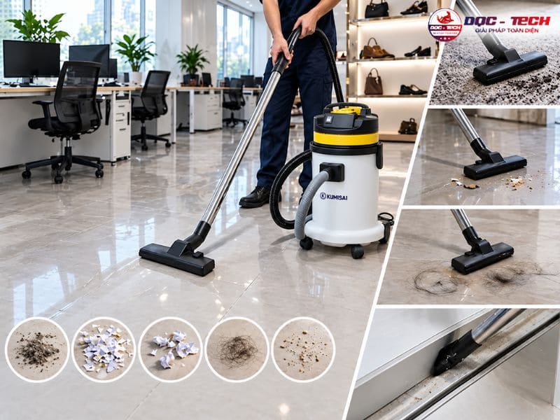 Máy hút bụi công suất 1800W Kumisai KMS 30S được ưa chuộng