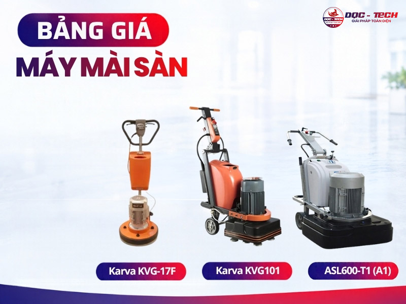 Máy mài sàn: bảng giá