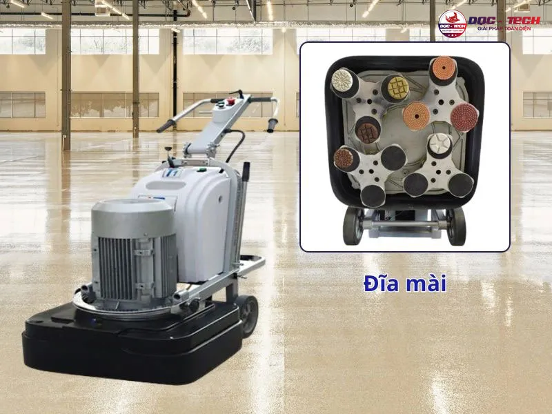Máy mài sàn bê tông ASL600-T1 (B) làm việc mạnh mẽ