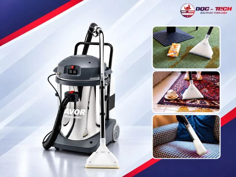 Máy phun hút giặt thảm Lavor SOLARIS IF chính hãng
