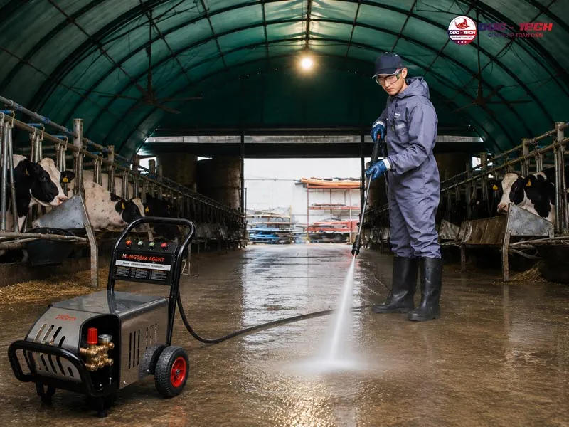 Máy rửa chuồng trại tiết kiệm nước Máy rửa chuồng trại tiết kiệm nước