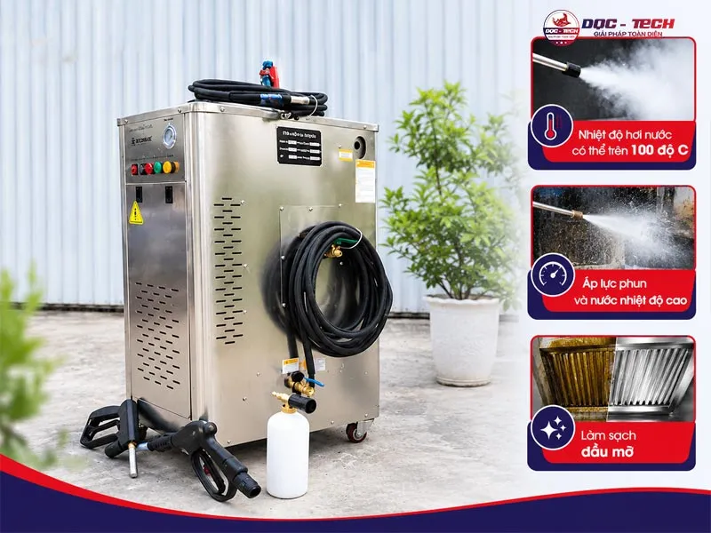 Máy rửa xe hơi nước nóng
