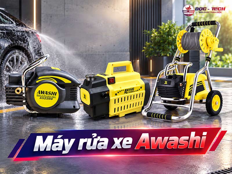 Máy rửa xe Awashi của nước nào?