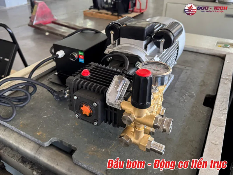 Máy rửa xe cao áp DQC Tech 20M26 Kết cấu liền trục Máy rửa xe cao áp DQC Tech 20M26 Kết cấu liền trục