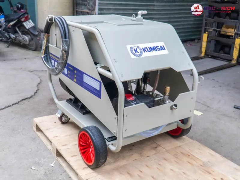 Máy rửa xe công trường Kumisai KMS 8018 Máy rửa xe công trường Kumisai KMS 8018