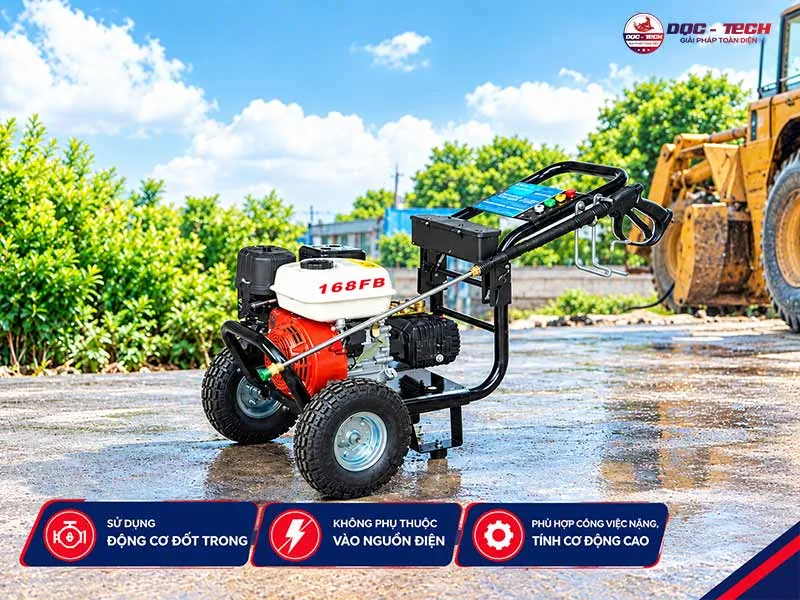 Máy rửa xe chạy xăng/dầu Palada