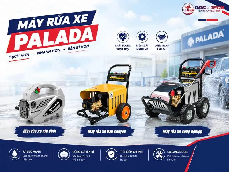 máy rửa xe Palada