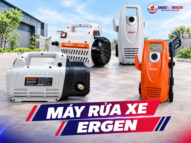 Tìm hiểu thương hiệu máy rửa xe Ergen
