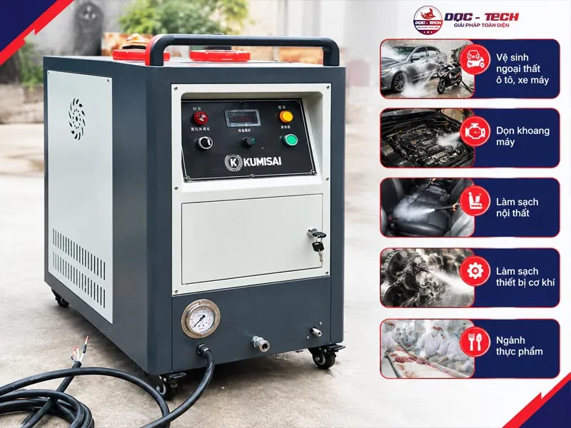 Máy rửa xe hơi nước nóng Kumisai CFD-20A dùng để làm gì?