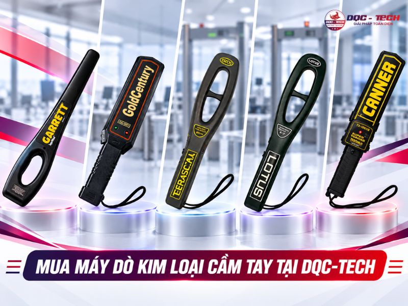 Mua máy dò kim loại cầm tay chính hãng tại DQC-TECH