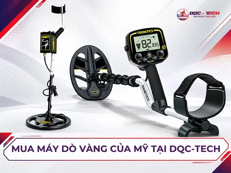 DQC-TECH phân phối máy dò vàng của Mỹ chính hãng, giá tốt