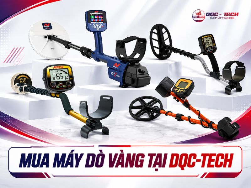 DQC-TECH phân phối máy dò vàng chính hãng, giá mềm, đủ bảo hành