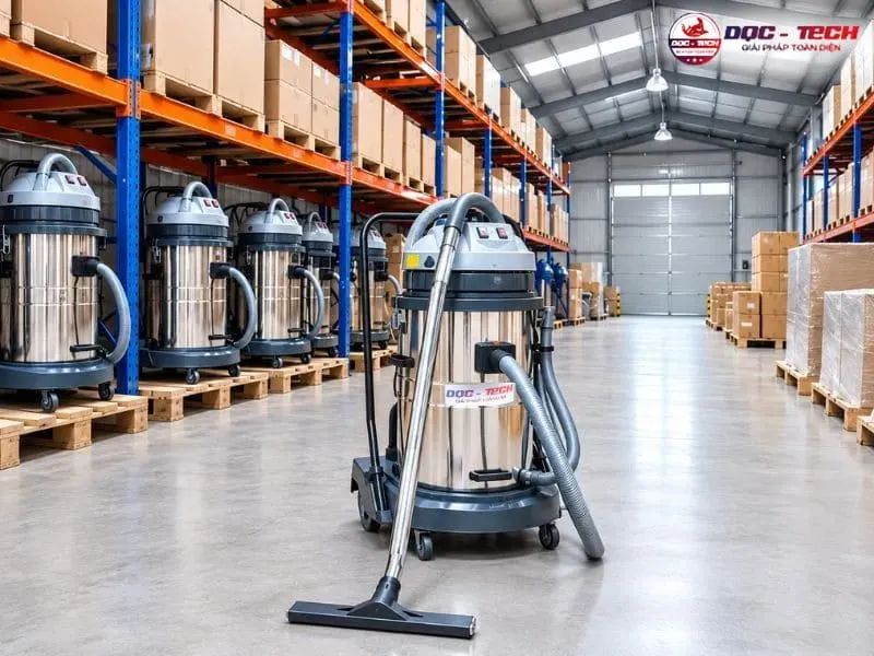 Mua máy hút bụi công nghiệp 2 motor giá rẻ tại DQC-TECH