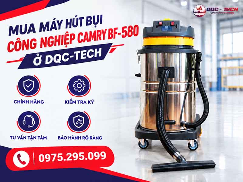 mua máy hút bụi công nghiệp Camry BF-580 chính hãng tại dqc tech