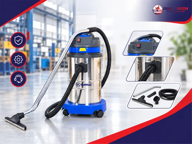 mua máy hút bụi Kumisai KMS 30A chính hãng tại dqc tech