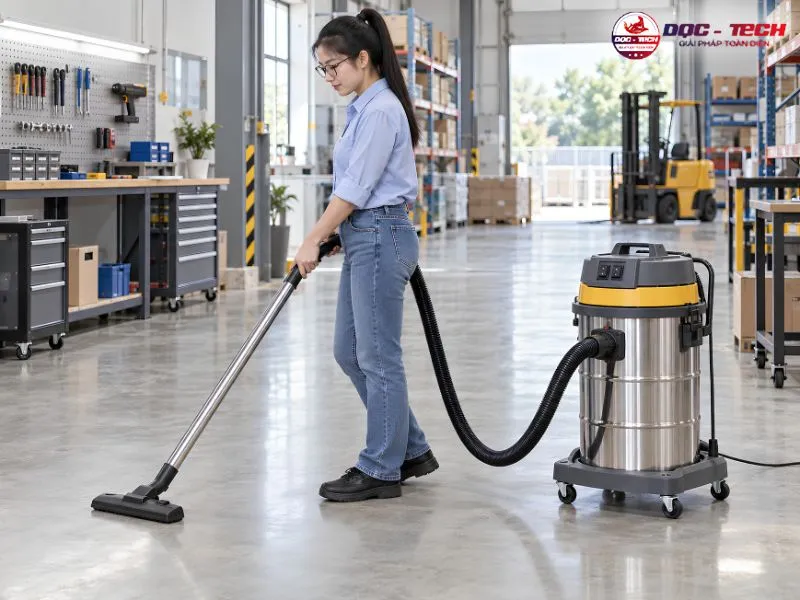 Hướng dẫn sử dụng thiết bị hút bụi Kumisai KMS60H-Hepa hiệu quả