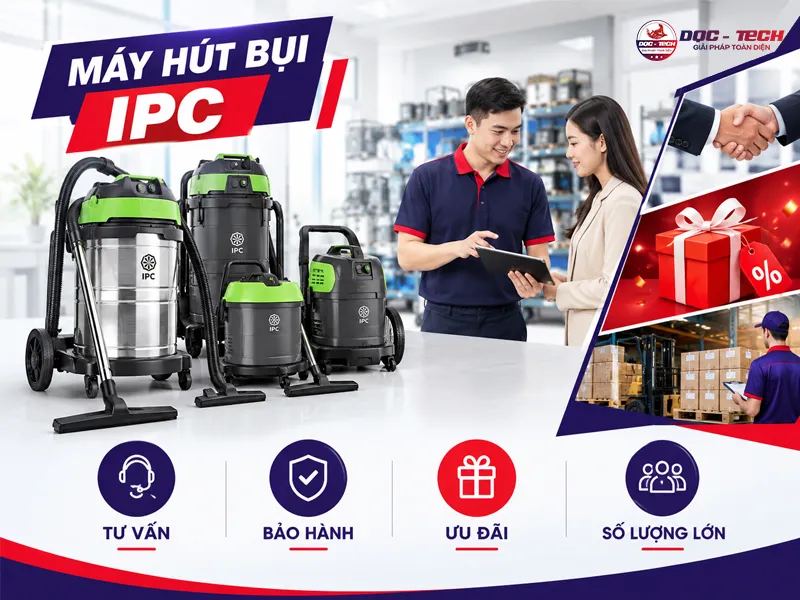 mua máy hút bụi ipc chính hãng tại dqc tech