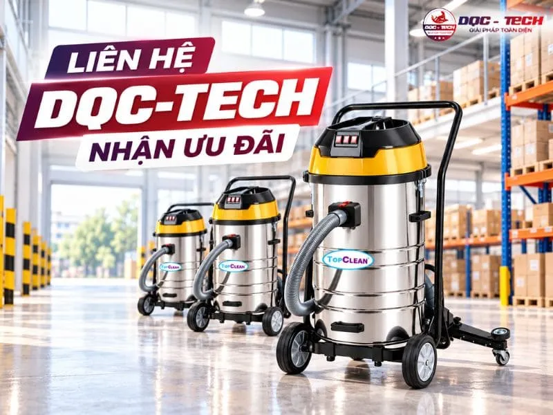 Cập nhất giá máy hút bụi nhà xưởng TopClean TC 90S chuẩn nhất