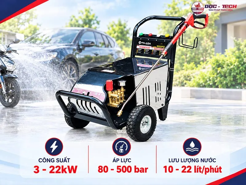 Máy rửa xe cao áp Palada