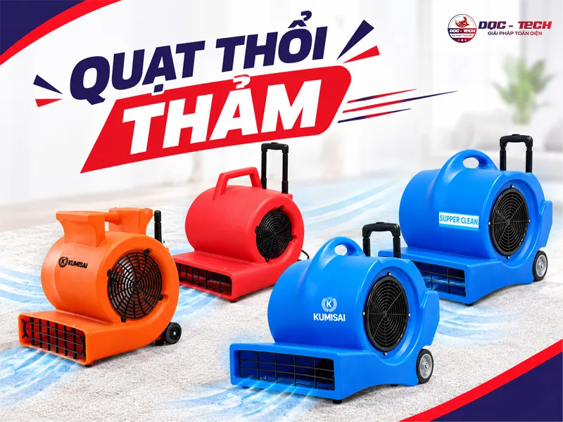 mua quạt thổi thảm giá rẻ tại dqc tech