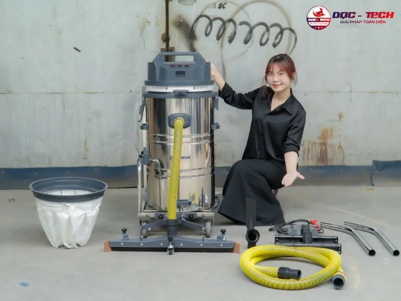 Mua máy hút bụi công nghiệp Kumisai KMS 80B tại DQC-TECH