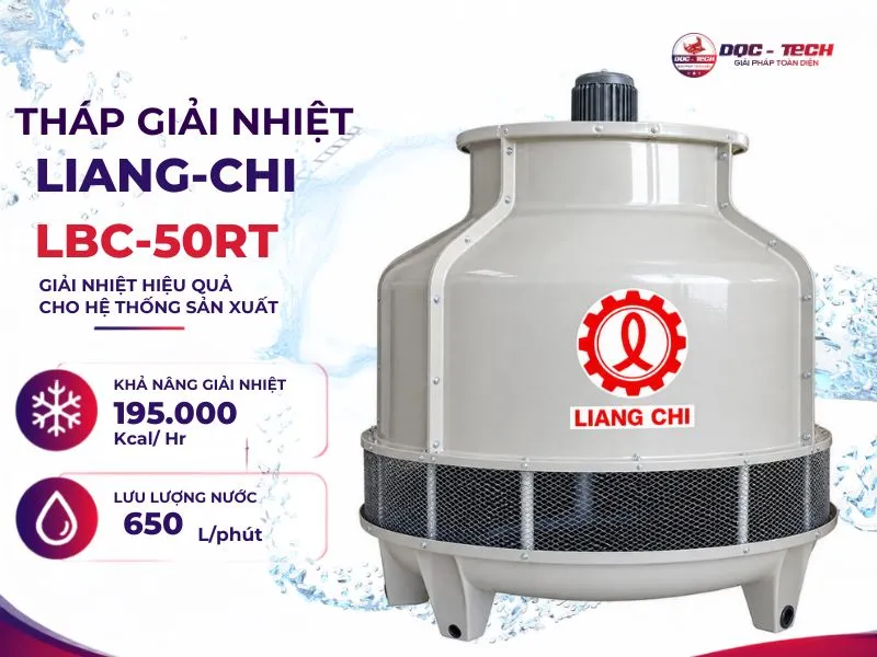 Công suất làm mát của tháp giải nhiệt Liang Chi LBC-50RT Công suất làm mát của tháp giải nhiệt Liang Chi LBC-50RT