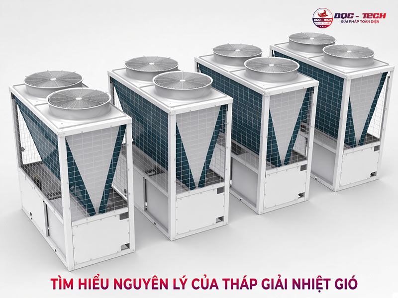 Nguyên lý trao đổi nhiệt của tháp giải nhiệt gió