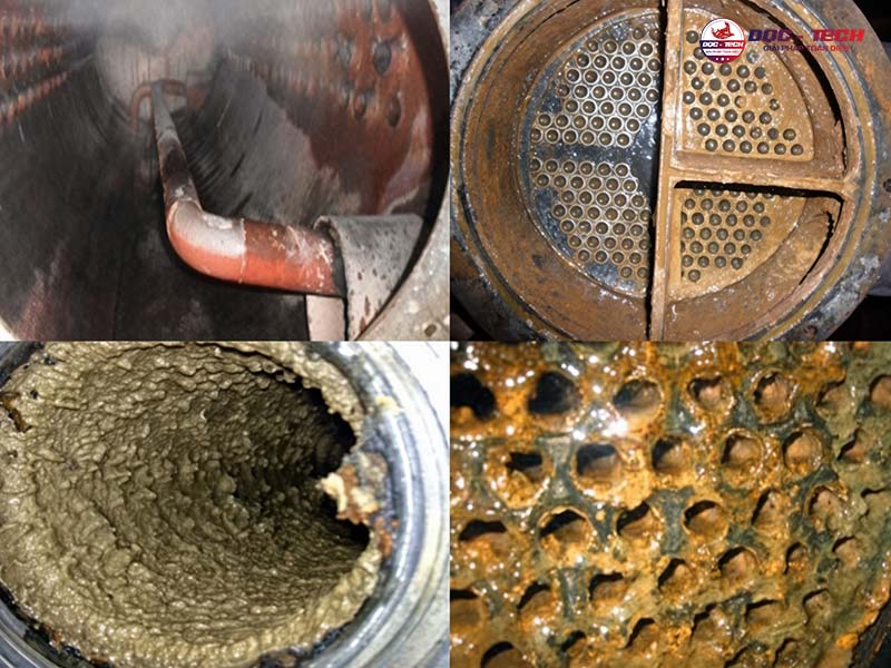 Nguyên nhân cáu cặn tháp giải nhiệt