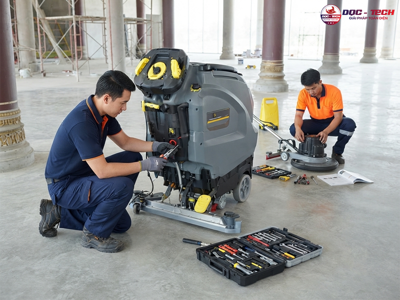 Nhận biết dấu hiệu máy chà sàn lỗi, cần sửa ngay