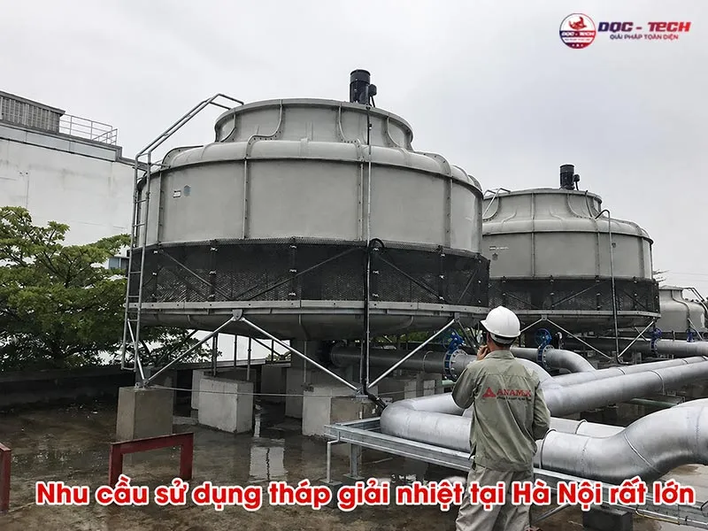 nhu cầu sử dụng tháp giải nhiệt tại Hà Nội