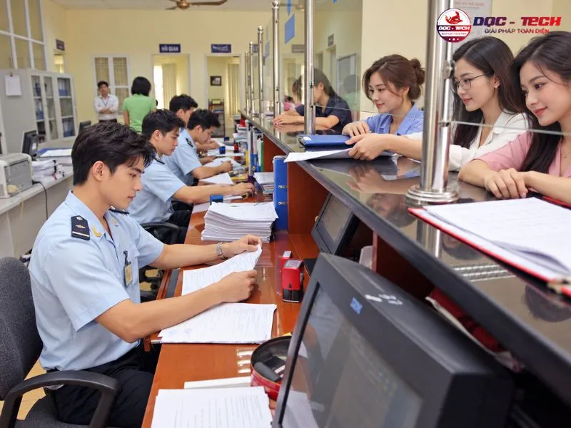 Nộp thuế nhập khẩu máy hút bụi công suất lớn