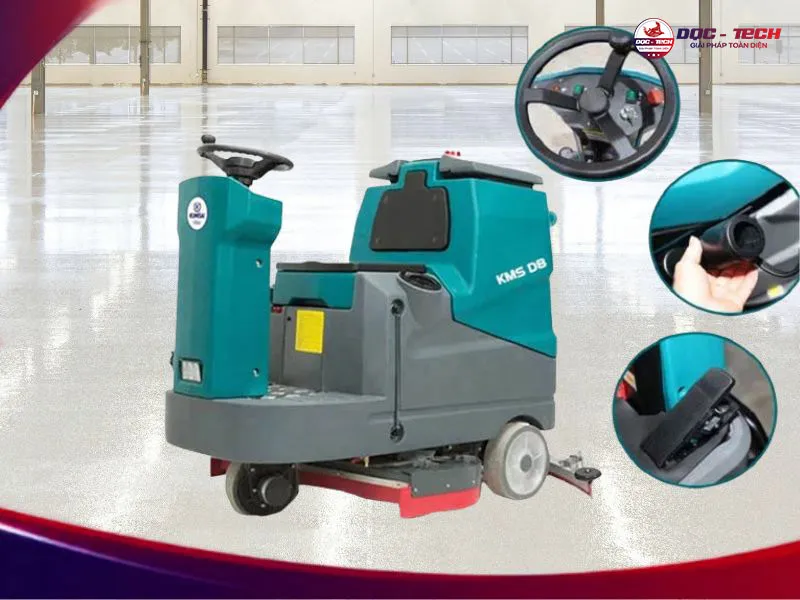 phân biệt máy chà sàn thật giả: thiết kế