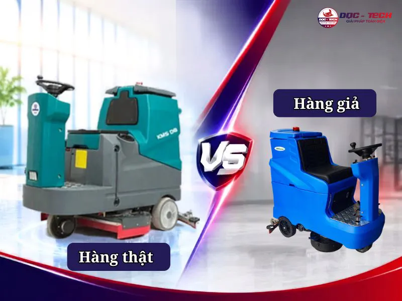 phân biệt máy chà sàn thật giả: vì sao cần