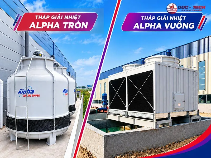 Phân loại tháp giải nhiệt nước Alpha