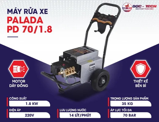Máy rửa xe Palada PD 70/1.8