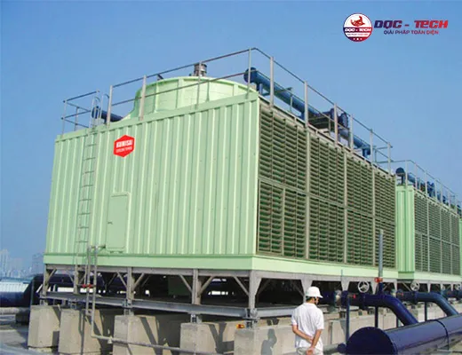 Tháp giải nhiệt Kumisai KMS 300RT*4cell*2tổ - 3